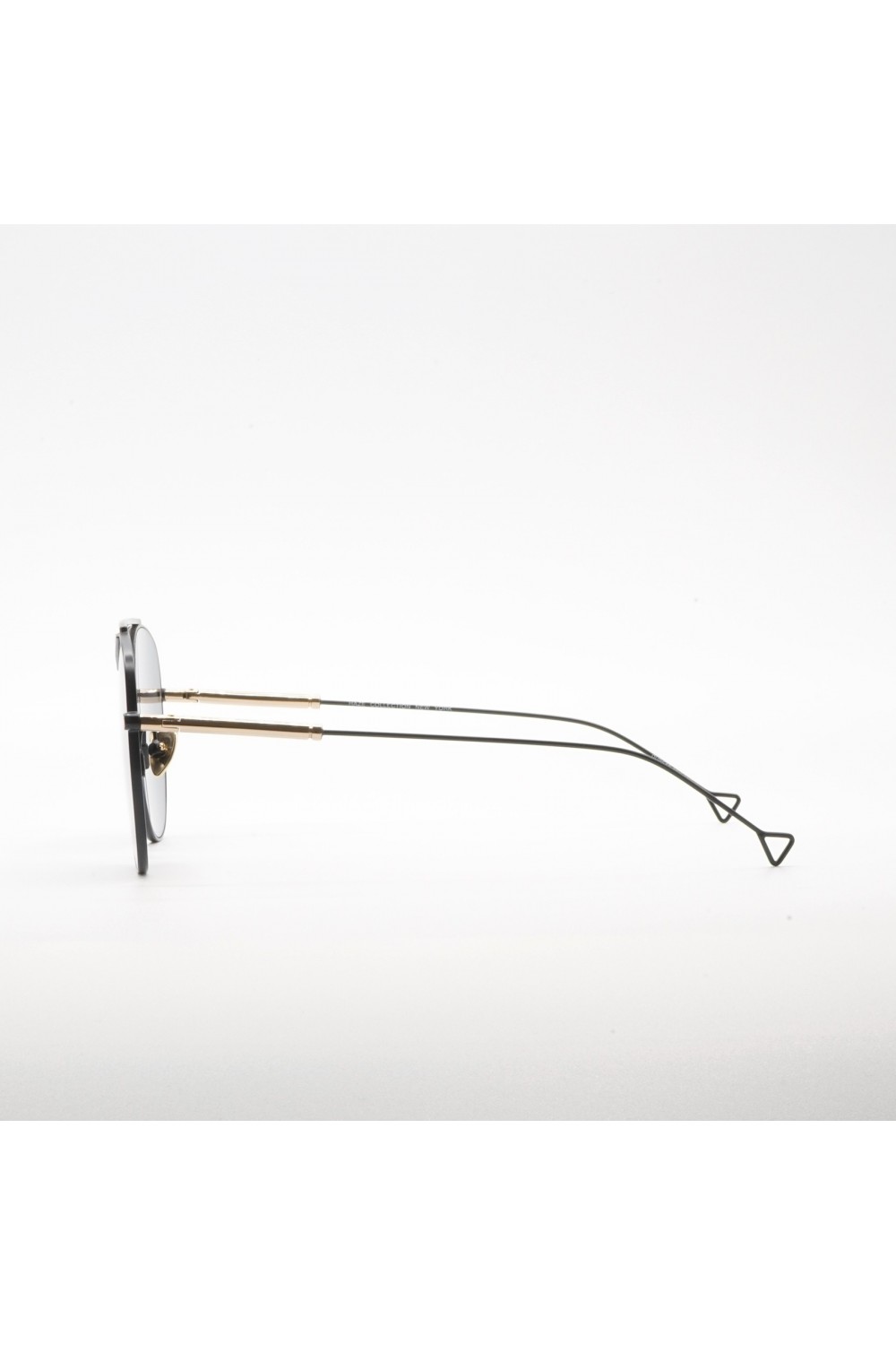 Haze - Occhiali da sole aviator in metallo per uomo nero, argento - DURETE