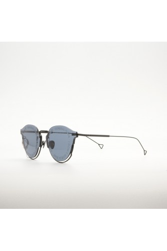 Haze - Occhiali da sole tondi in metallo con decoro LIMITED EDITION per uomo