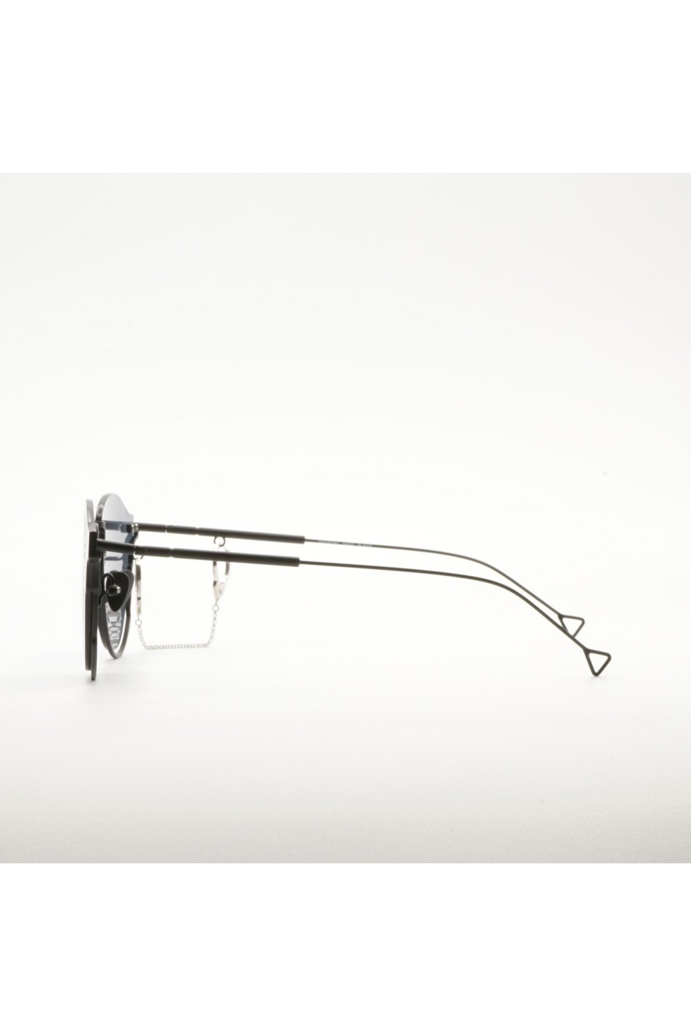 Haze - Occhiali da sole tondi in metallo con decoro LIMITED EDITION per uomo