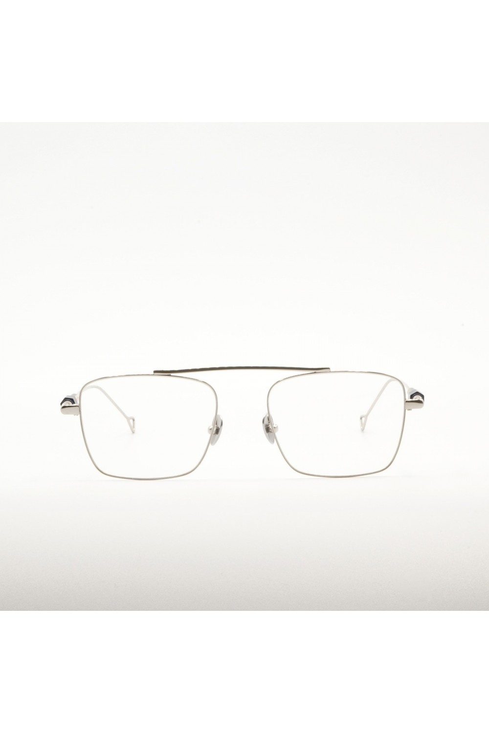 Haze - Occhiali da vista rettangolari in metallo per uomo argento - RIC 1SV