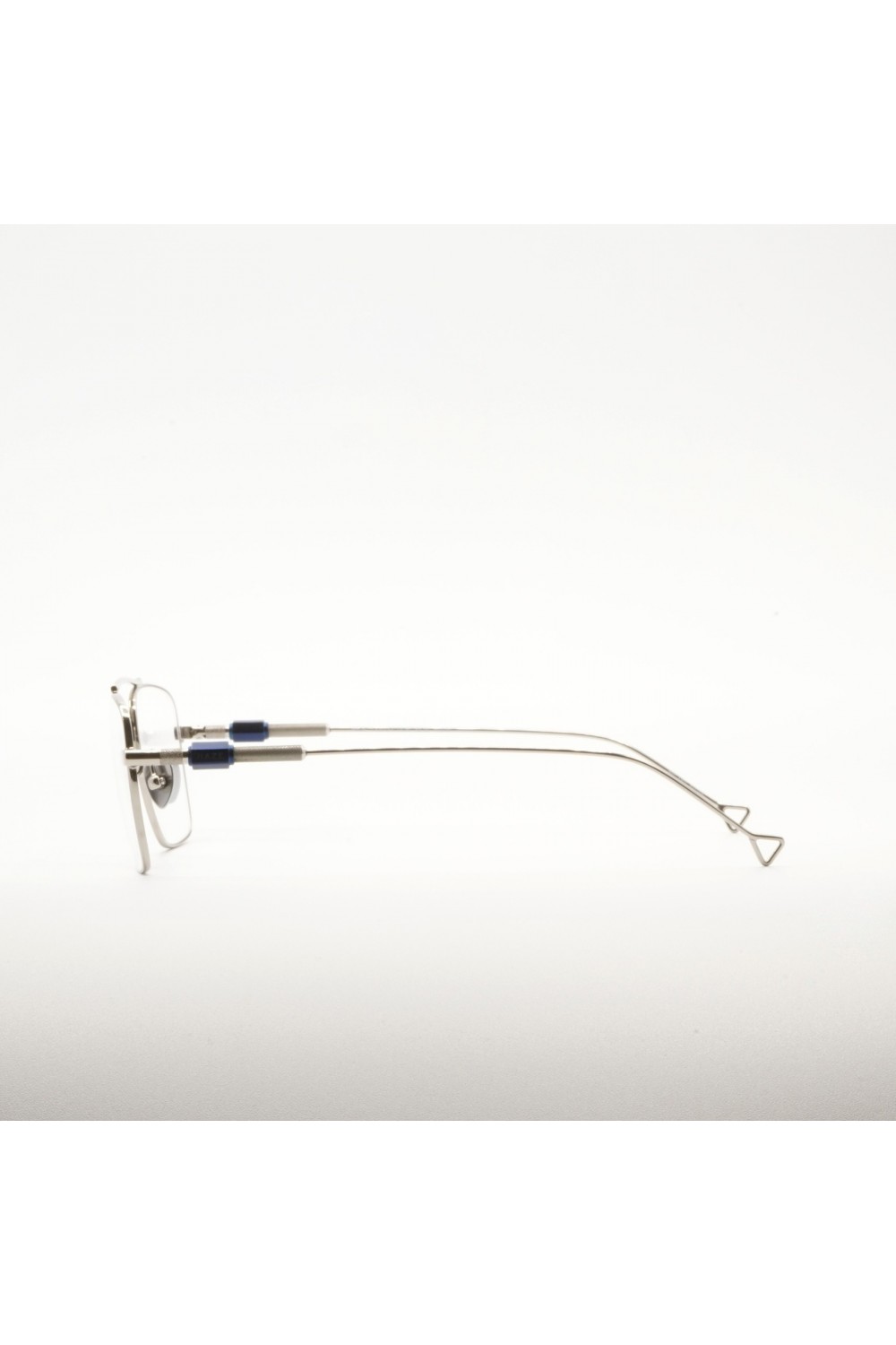 Haze - Occhiali da vista rettangolari in metallo per uomo argento - RIC 1SV