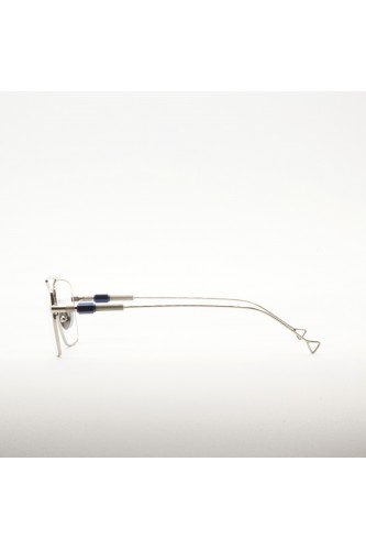 Haze - Occhiali da vista rettangolari in metallo per uomo argento - RIC 1SV