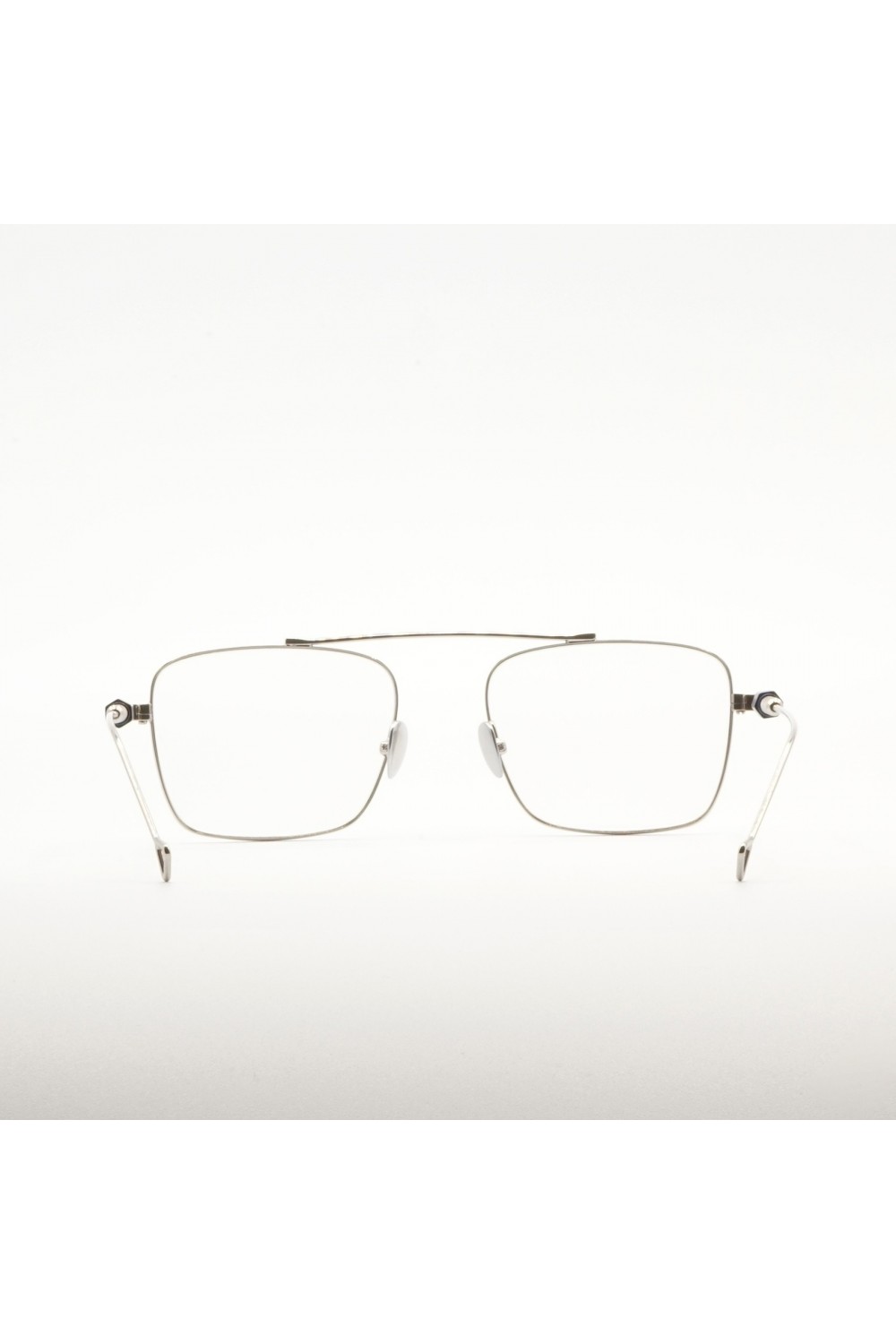 Haze - Occhiali da vista rettangolari in metallo per uomo argento - RIC 1SV
