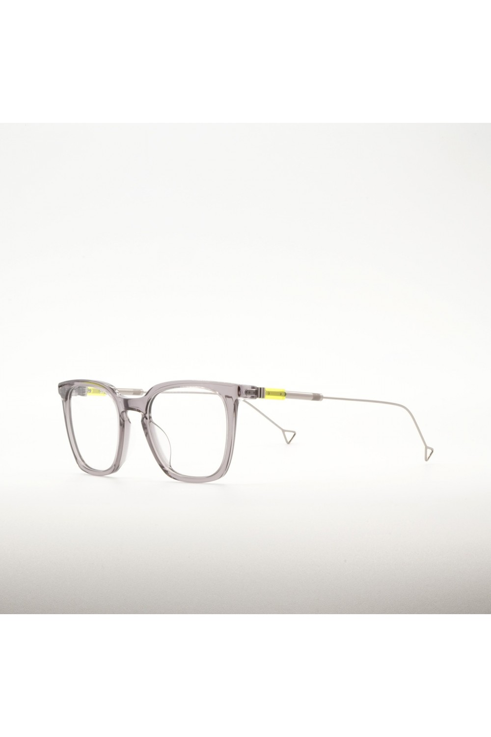 Haze - Occhiali da vista squadrati in celluloide e metallo per uomo grigio -