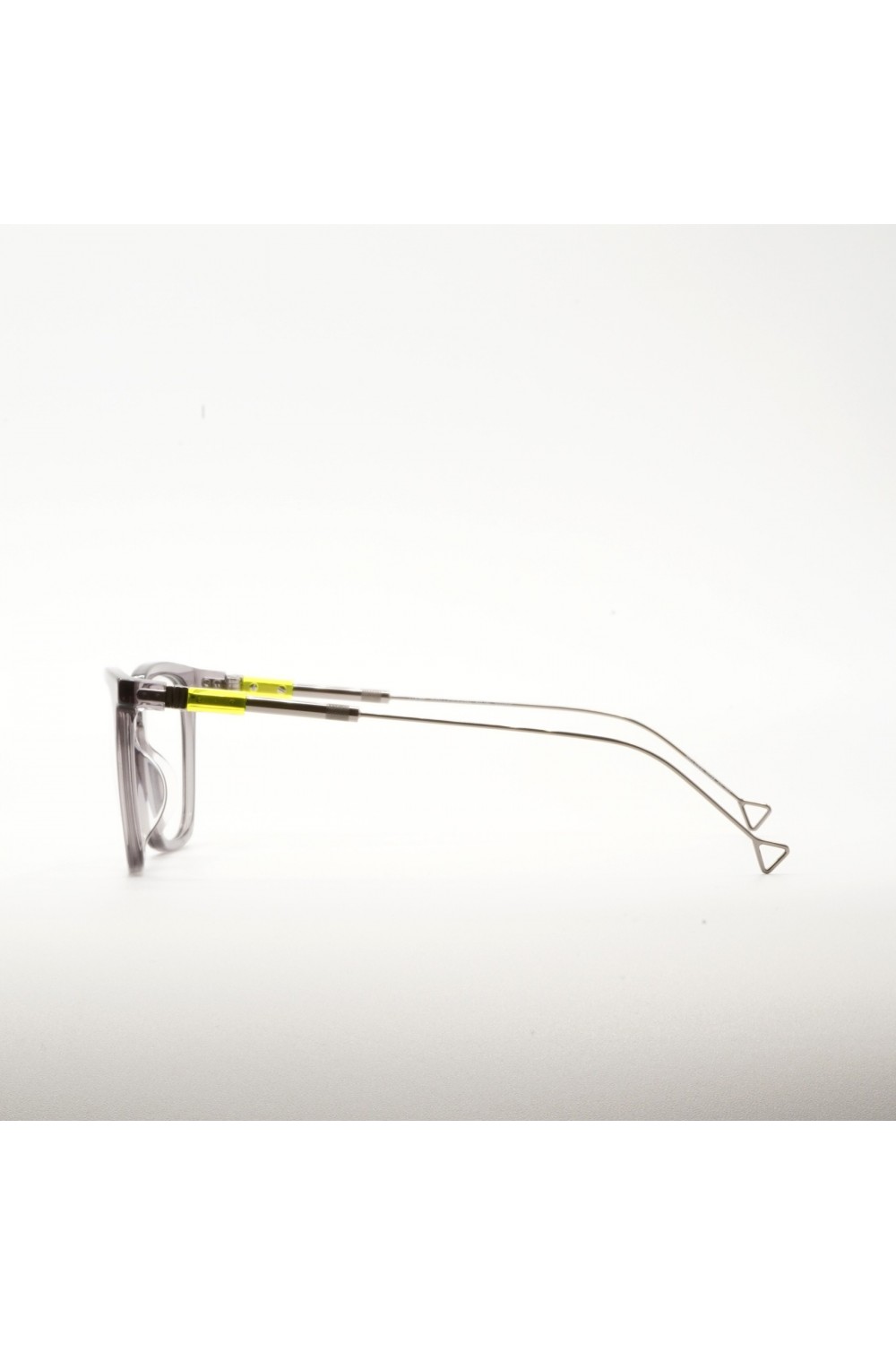 Haze - Occhiali da vista squadrati in celluloide e metallo per uomo grigio -