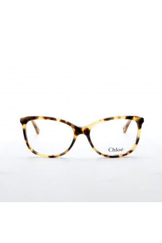 Chloè - Occhiali da vista in celluloide cat eye per donna rosa, tartarugato