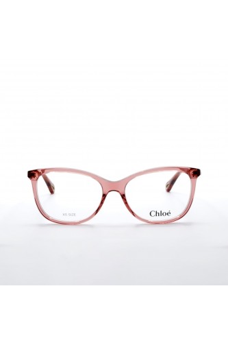 Chloè - Occhiali da vista in celluloide cat eye per donna rosa, tartarugato