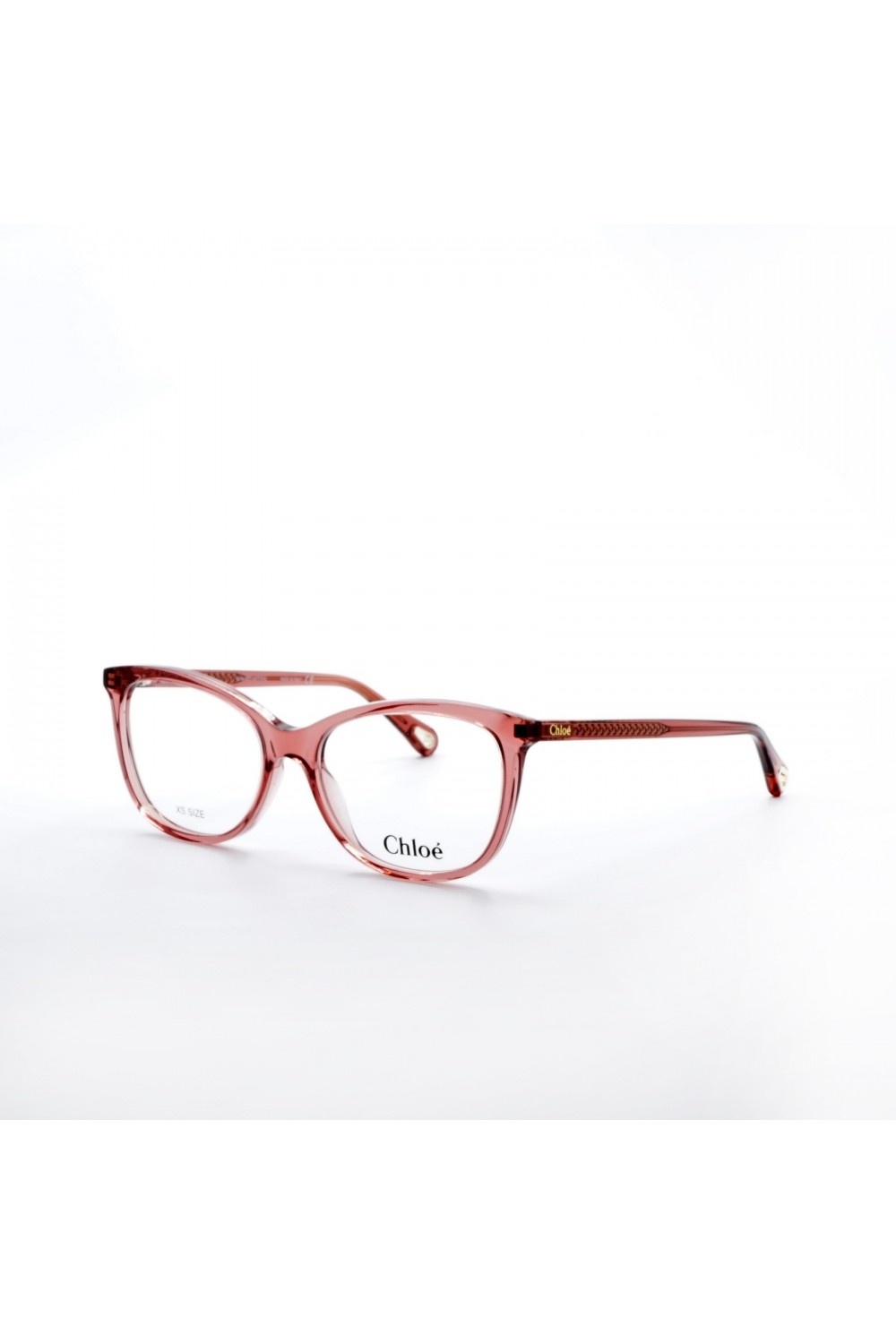 Chloè - Occhiali da vista in celluloide cat eye per donna rosa, tartarugato