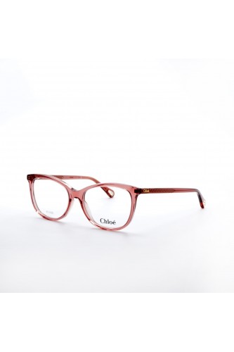 Chloè - Occhiali da vista in celluloide cat eye per donna rosa, tartarugato