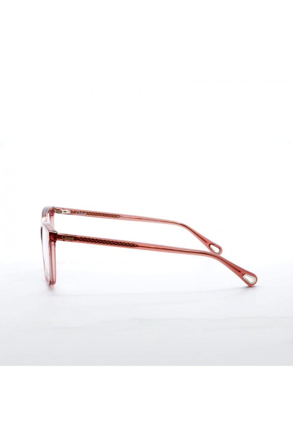 Chloè - Occhiali da vista in celluloide cat eye per donna rosa, tartarugato