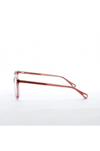 Chloè - Occhiali da vista in celluloide cat eye per donna rosa, tartarugato