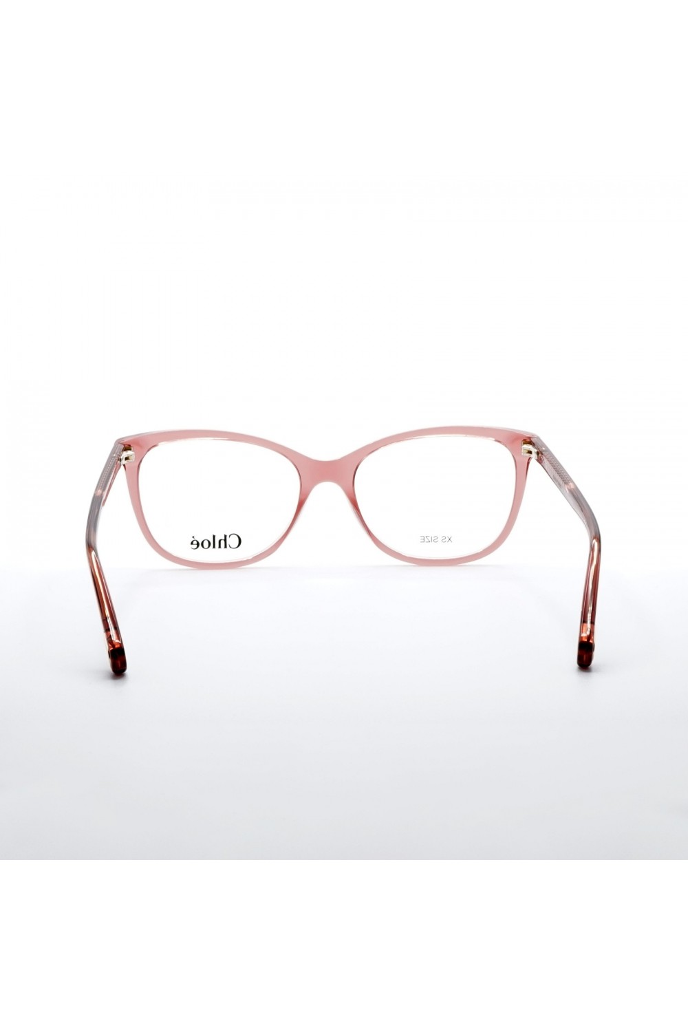 Chloè - Occhiali da vista in celluloide cat eye per donna rosa, tartarugato