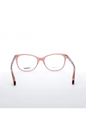Chloè - Occhiali da vista in celluloide cat eye per donna rosa, tartarugato