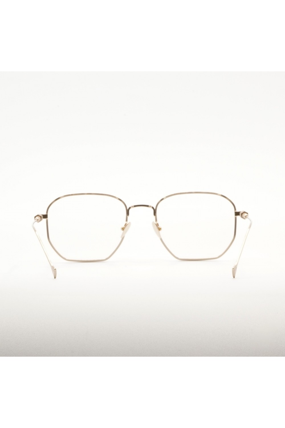 Haze - Occhiali da vista squadrati in metallo dorato per uomo oro - NIN 1GD