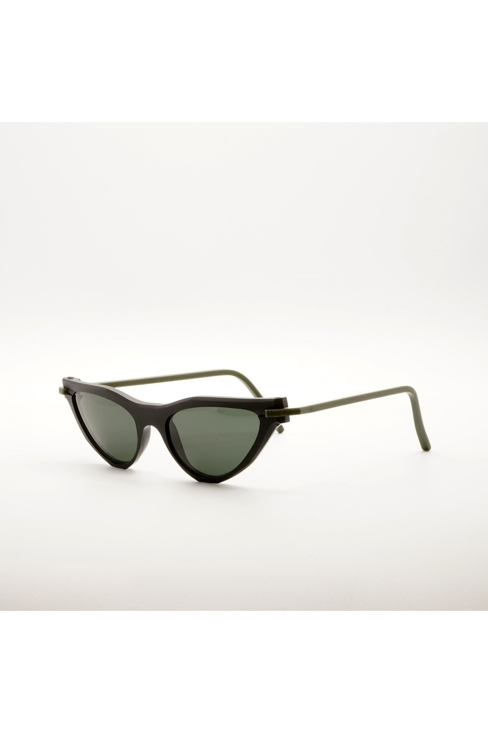 Plasticdelux - Occhiali da sole in celluloide cat eye per donna nero - TILDA