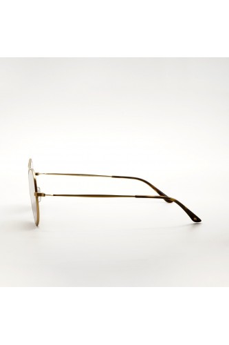 Giorgio Armani - Occhiali da sole in metallo aviator per uomo oro - AR6035