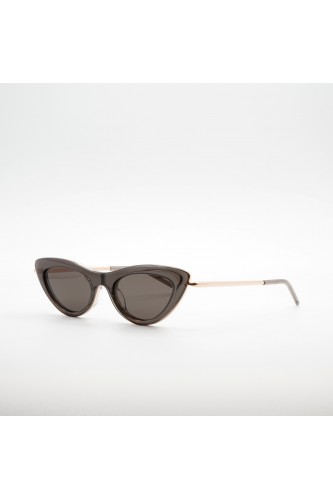 Pomellato - Occhiali da sole cat eye combinato per donna grigio - PM0063S 001