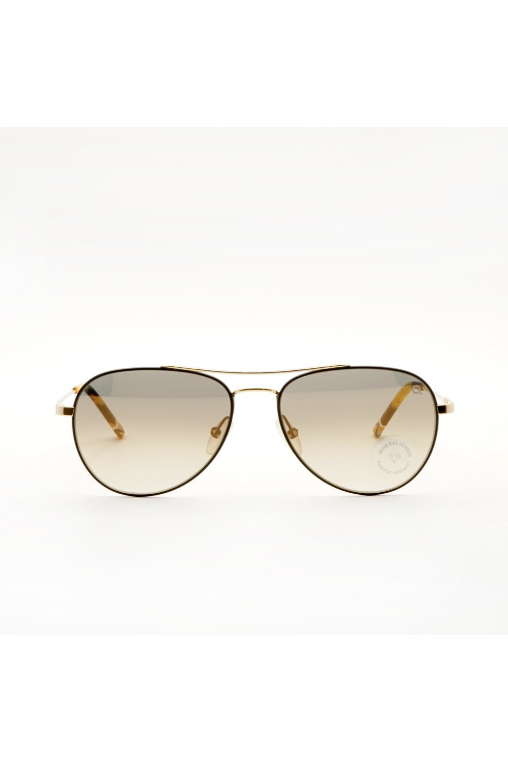 Etnia Barcelona - Occhiali da sole in metallo aviator unisex nero/oro - BRERA