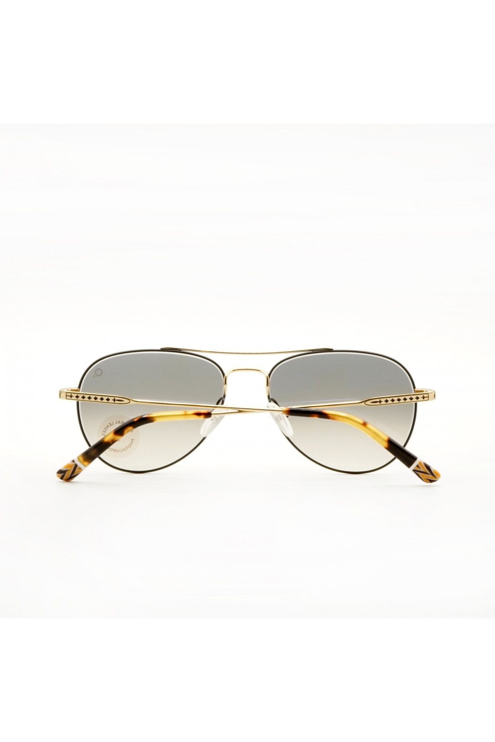 Etnia Barcelona - Occhiali da sole in metallo aviator unisex nero/oro - BRERA