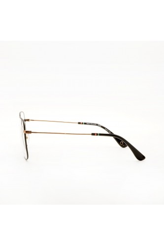 Etnia Barcelona - Occhiali da vista in metallo squadrati per donna nero - EAST