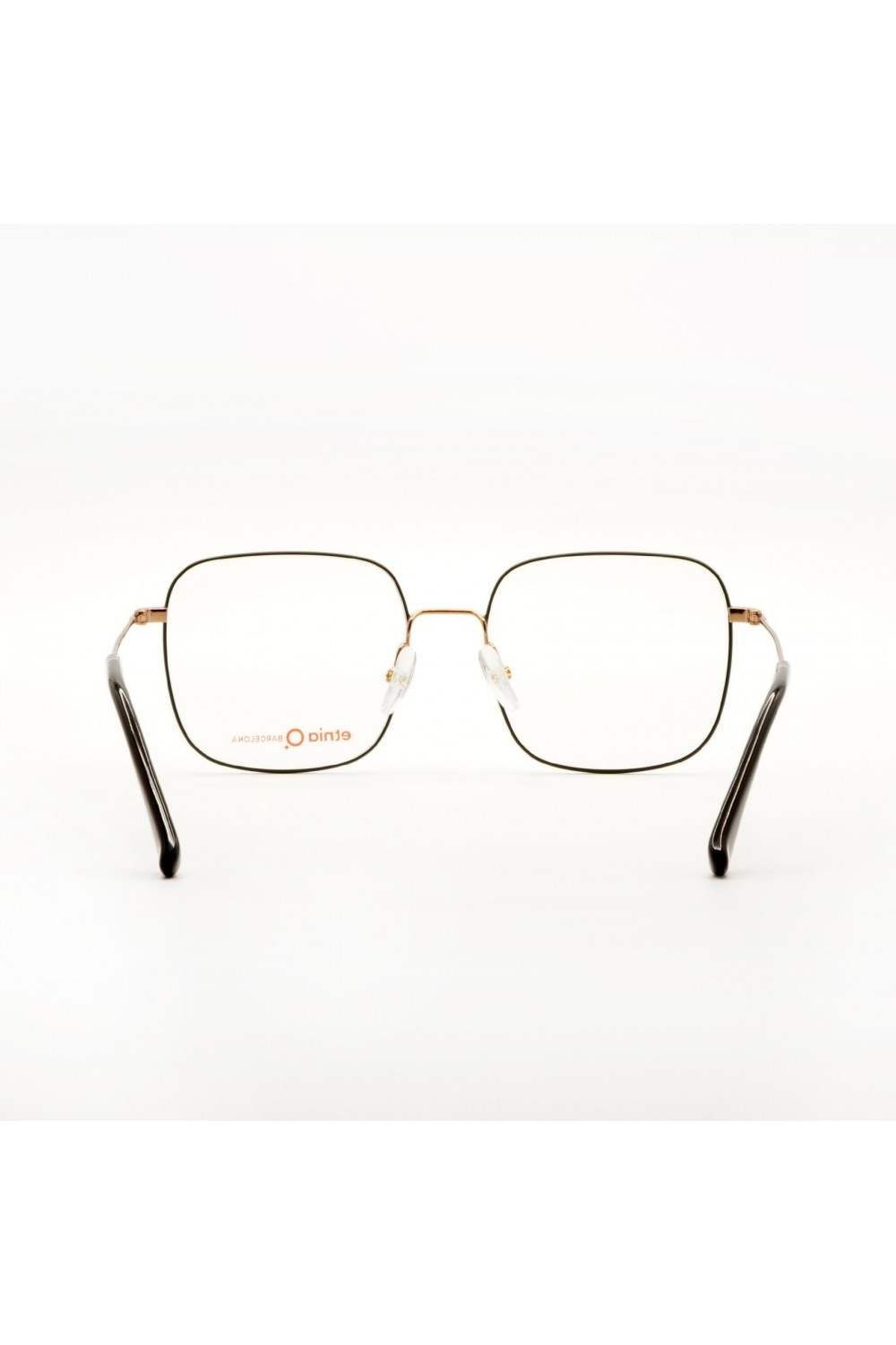 Etnia Barcelona - Occhiali da vista in metallo squadrati per donna nero - EAST