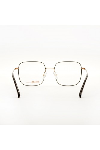 Etnia Barcelona - Occhiali da vista in metallo squadrati per donna nero - EAST