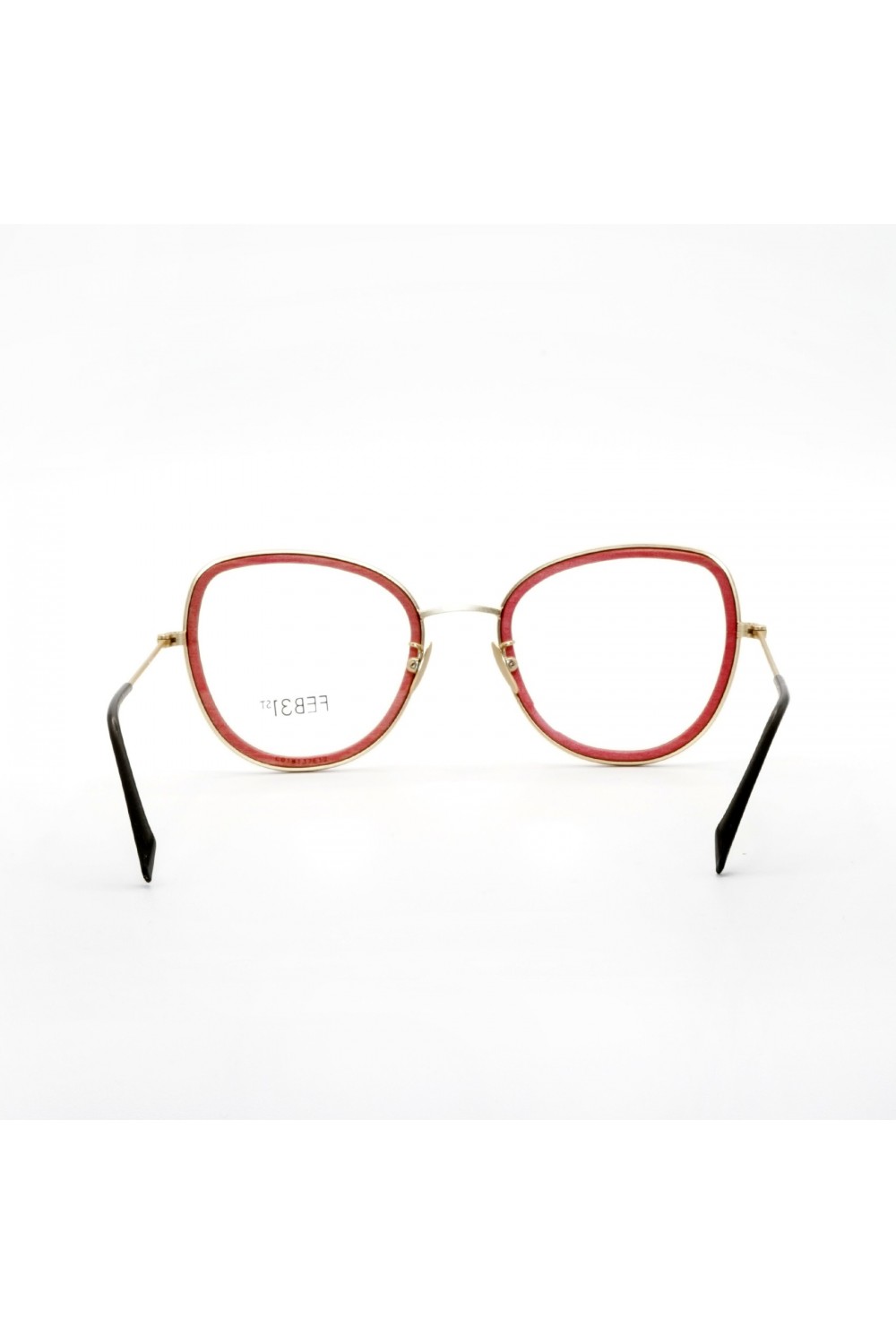 Feb 31st - Occhiali da vista in legno tondi per donna rosa - ARIKA 7424