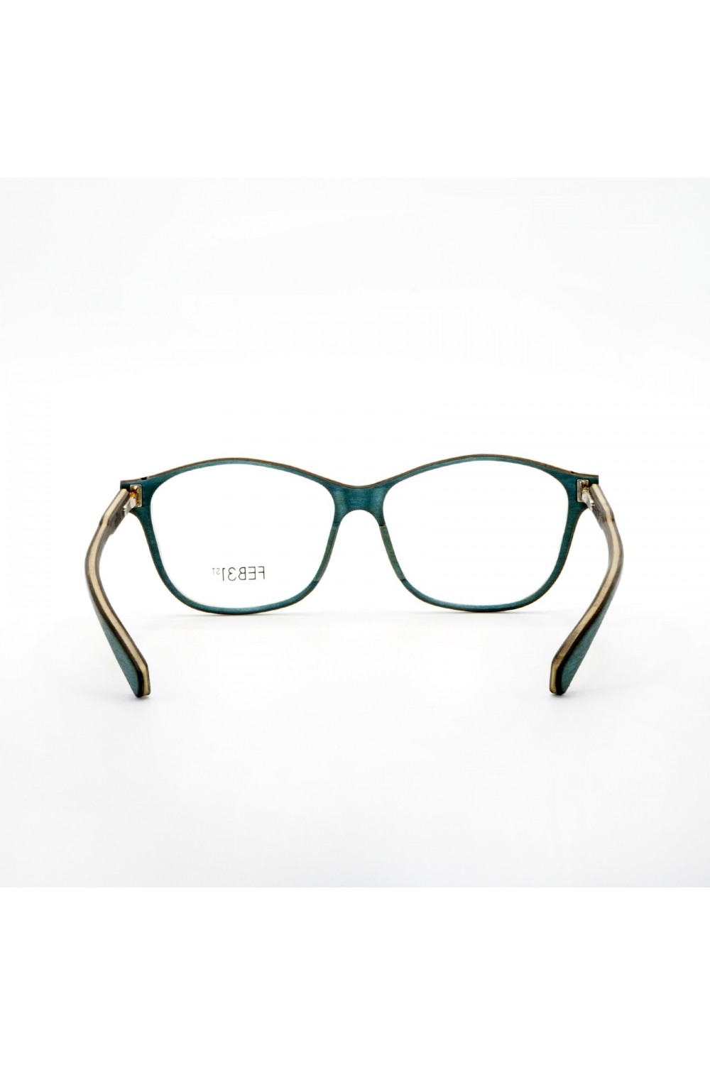 Feb 31st - Occhiali da vista in legno cat eye per donna nero - MEL NERO