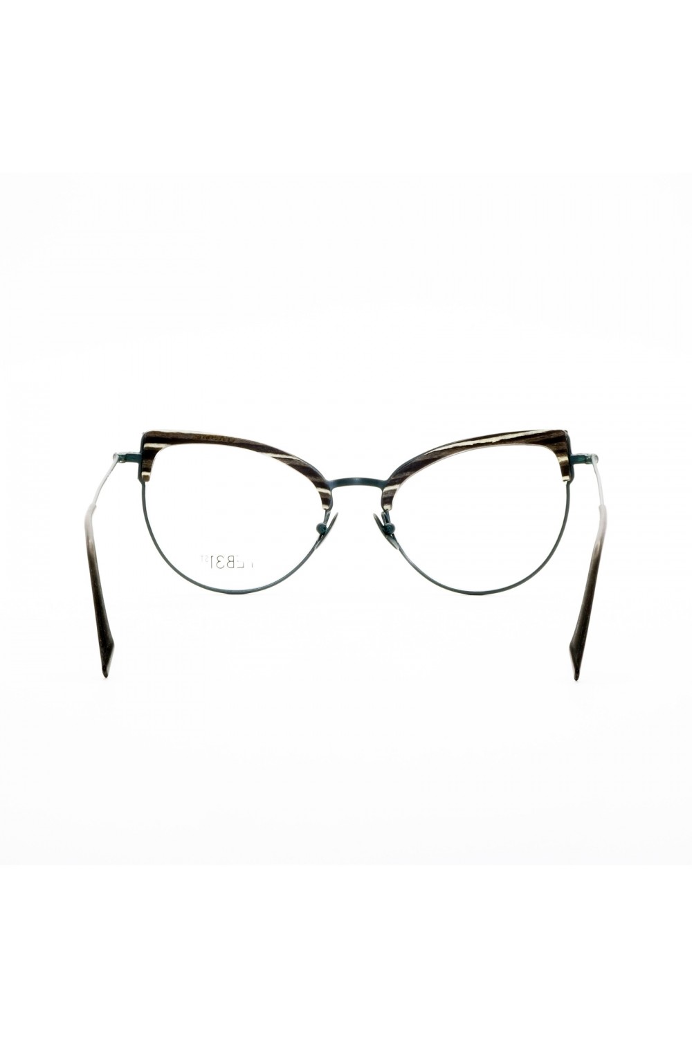 Feb 31st - Occhiali da vista in legno cat eye per donna marrone bruciato - MARY