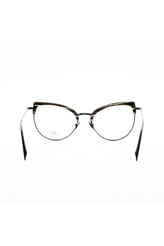 Feb 31st - Occhiali da vista in legno cat eye per donna marrone bruciato - MARY