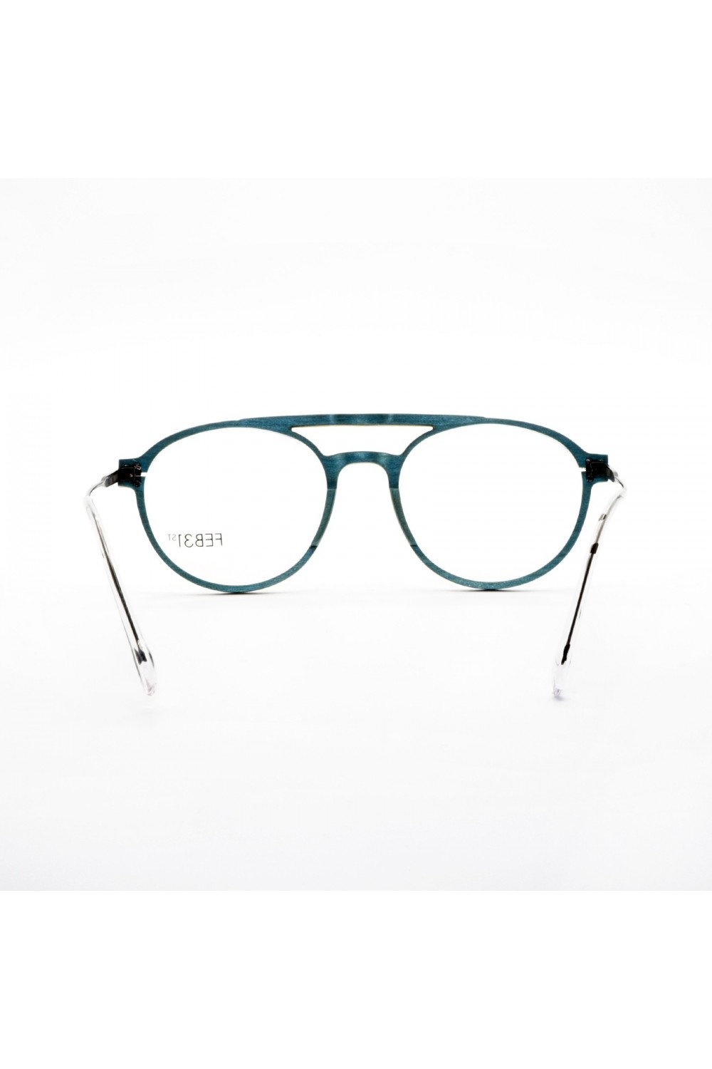 Feb 31st - Occhiali da vista in legno tondi unisex nero - STEVE NERO