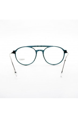 Feb 31st - Occhiali da vista in legno tondi unisex nero - STEVE NERO