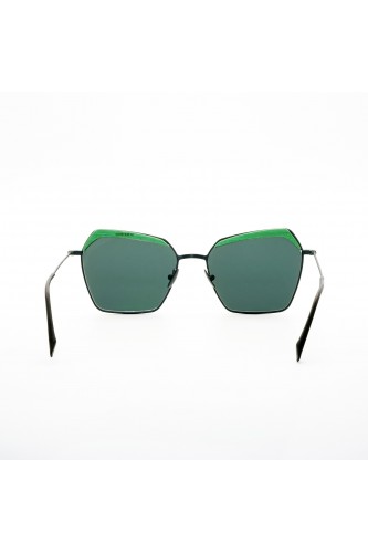 Feb 31st - Occhiali da sole in legno esagonali per donna verde - LORY 354