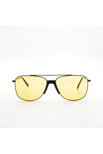 Feb 31st - Occhiali da sole in legno squadrati per uomo nero - GIAN NERO 2