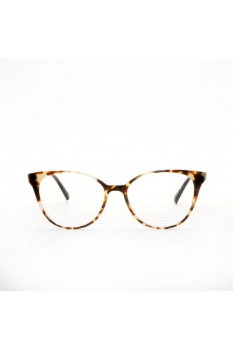 Masunaga - Occhiali da vista in celluloide cat eye per donna tartarugato