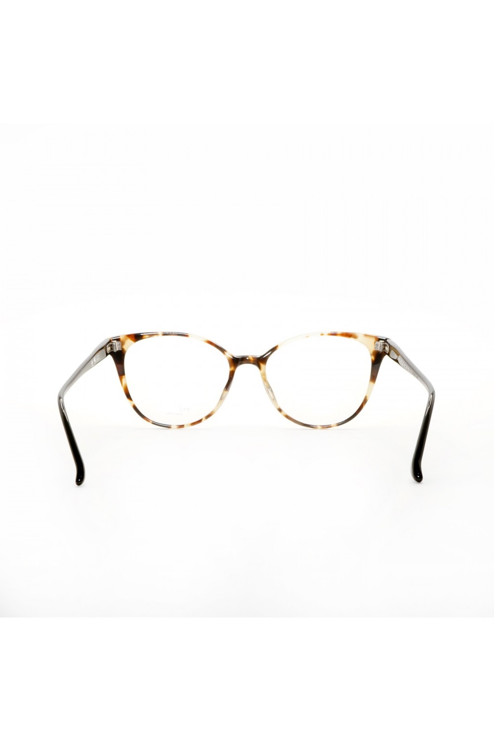 Masunaga - Occhiali da vista in celluloide cat eye per donna tartarugato