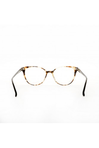 Masunaga - Occhiali da vista in celluloide cat eye per donna tartarugato