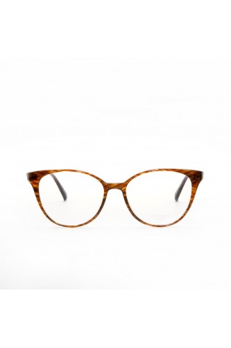 Masunaga - Occhiali da vista in celluloide cat eye per donna tartarugato