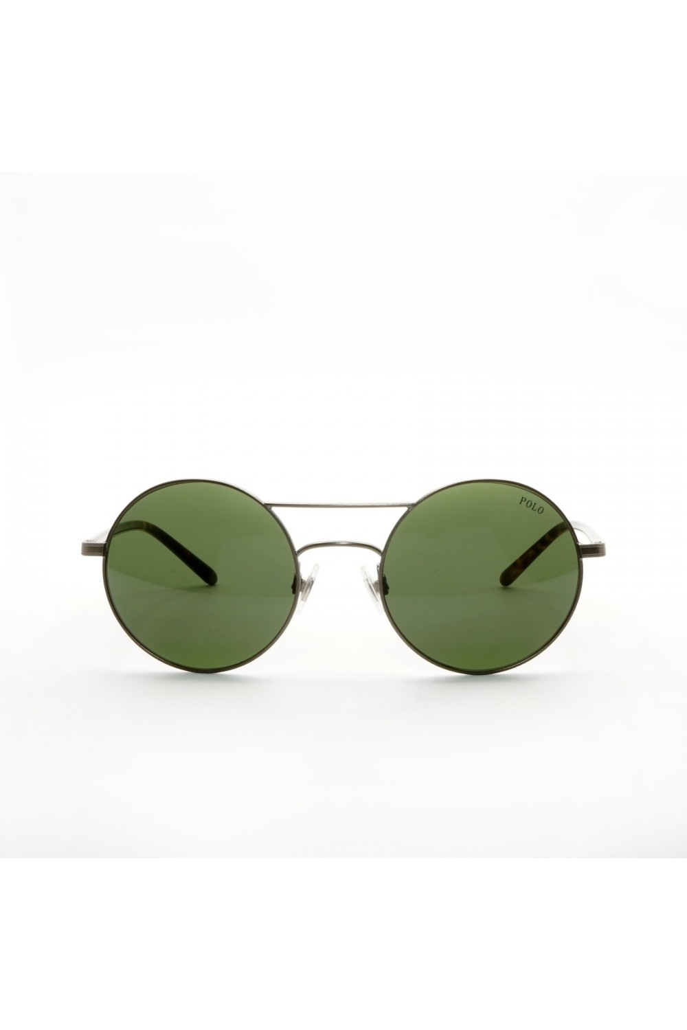 Polo Ralph Lauren - Occhiali da sole in metallo tondi unisex canna di fucile -