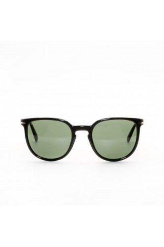 Persol - Occhiali da sole in celluloide squadrati unisex nero - 3226 95/31