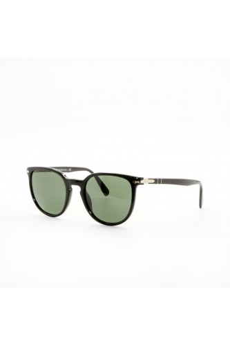 Persol - Occhiali da sole in celluloide squadrati unisex nero - 3226 95/31