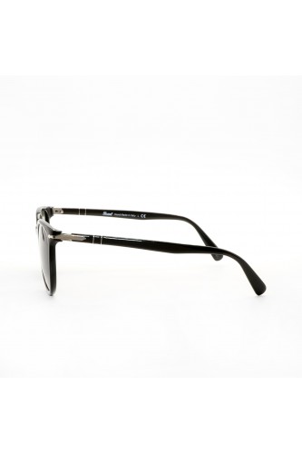 Persol - Occhiali da sole in celluloide squadrati unisex nero - 3226 95/31