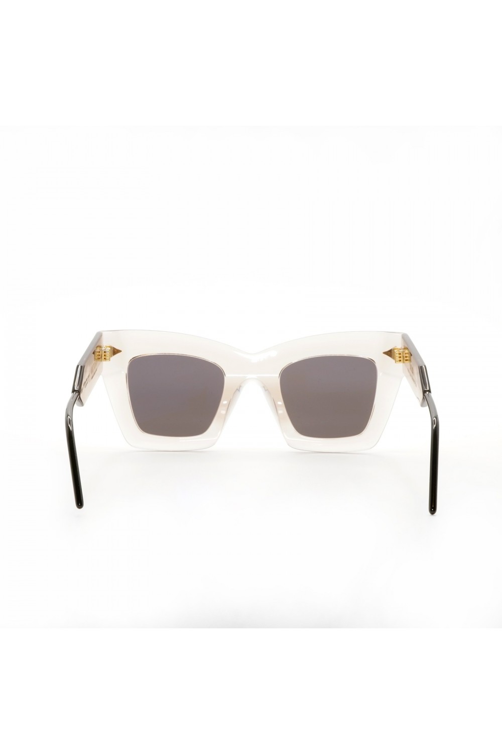 Soya - Occhiali da sole in celluloide squadrati per donna trasparente -