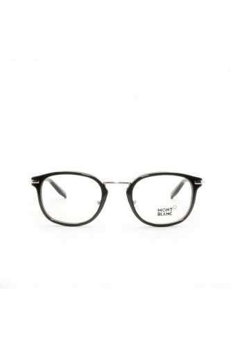 Montblanc - Occhiali da vista in celluloide squadrati per uomo nero