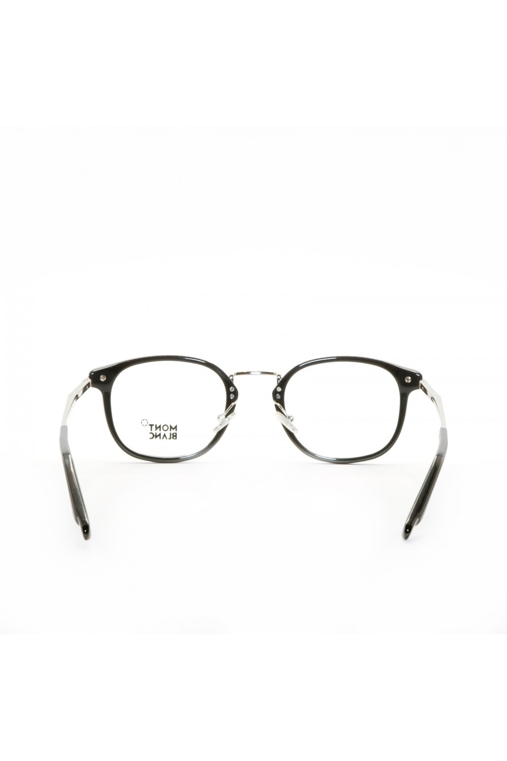 Montblanc - Occhiali da vista in celluloide squadrati per uomo nero