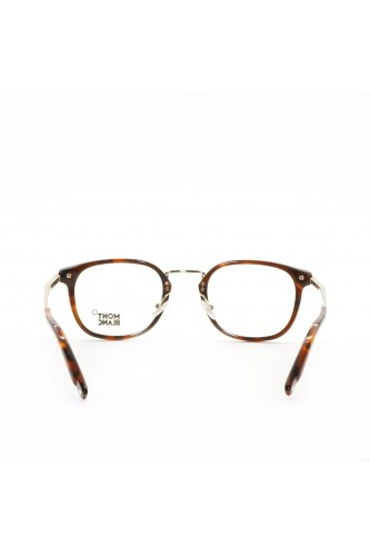 Montblanc - Occhiali da vista in celluloide squadrati per uomo nero