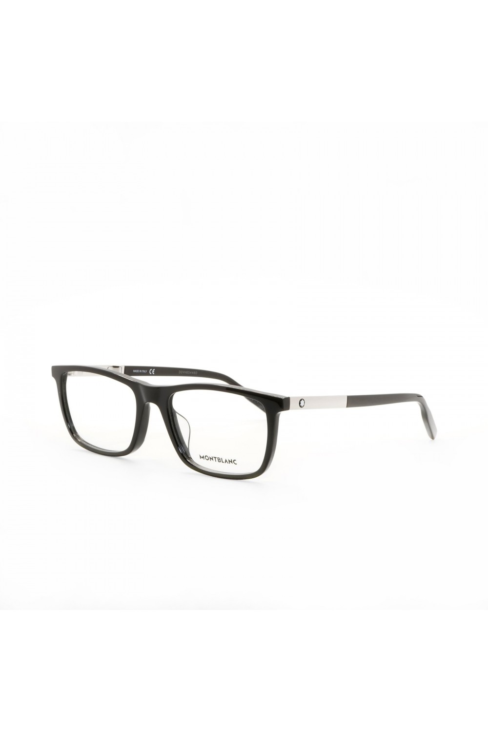 Montblanc - Occhiali da vista in celluloide rettangolari per uomo nero - MB0021