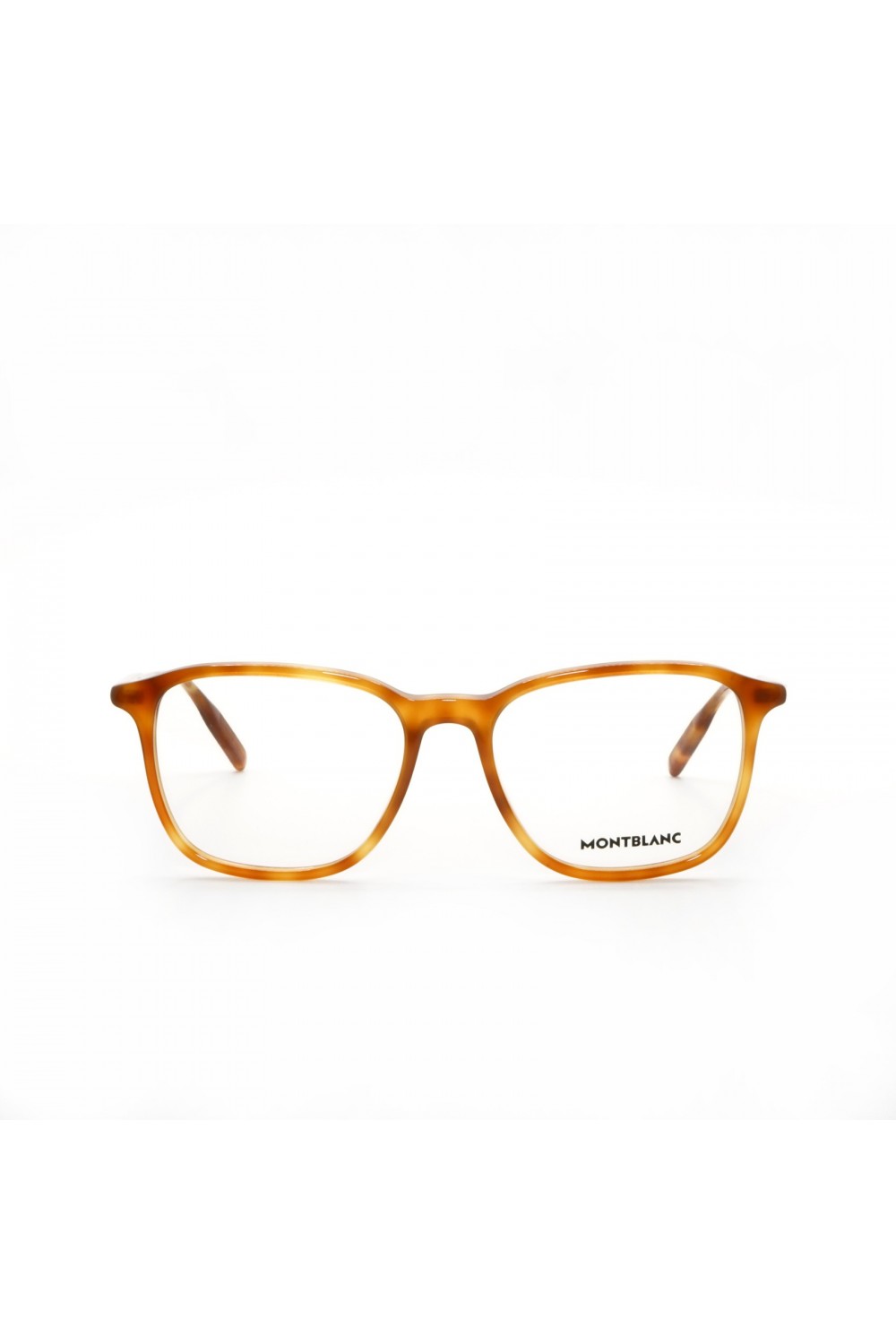 Montblanc - Occhiali da vista in celluloide squadrati per uomo tartarugato