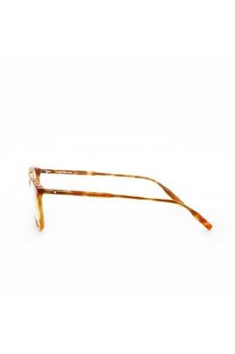 Montblanc - Occhiali da vista in celluloide squadrati per uomo tartarugato