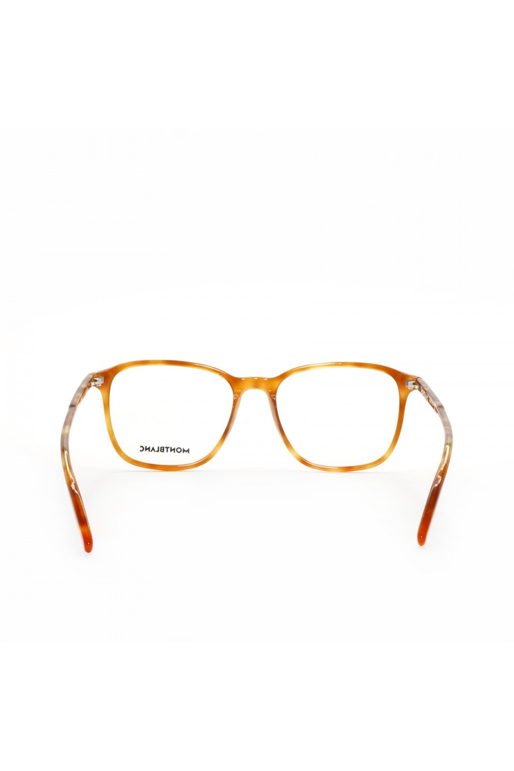 Montblanc - Occhiali da vista in celluloide squadrati per uomo tartarugato